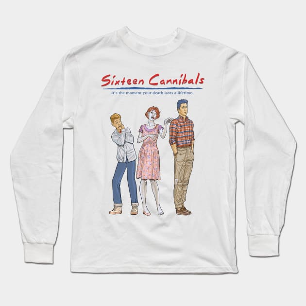 Sixteen Cannibals Long Sleeve T-Shirt by AyotaIllustration